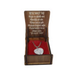 Beyaz Havlit Taşı Kolye