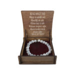 Beyaz Havlit Taşı Bileklik